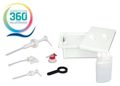 Accessories with disinfection 360 ° logo Accessories with disinfection 360 ° logo